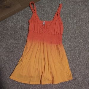 Orange tank top